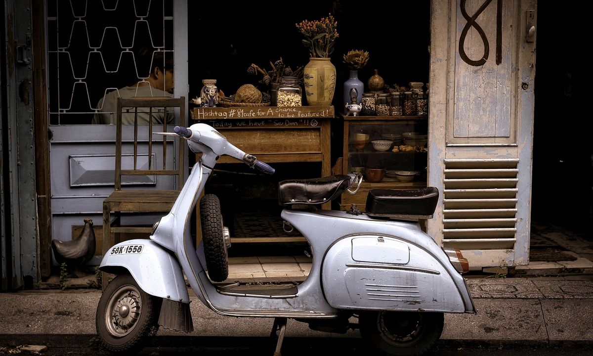 냐짱의 50cc 스쿠터